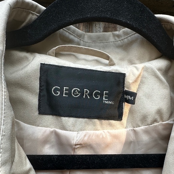 NWOT George Tan Women's Trench Coat - Picture 3 of 5